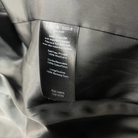 RAG & BONE 100% Wool Blazer Sz 4 - Picture 6 of 8